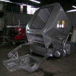 WASHING CABINET FOR 200 LITRES BUCKETS TROLLEYS (4bi)