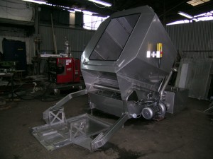 WASHING CABINET FOR 200 LITRES BUCKETS TROLLEYS (4bi)