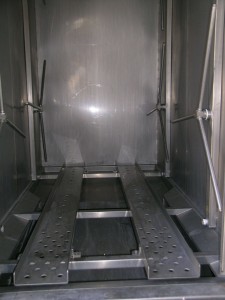 SEMI AUTOMATIC WASHER FOR COOKING/SMOKING RACKS (4bii)