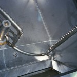 WASHING CABINET FOR 200 LITRES BUCKETS TROLLEYS (4bi)